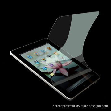 Screen Protector for iPad, Made of PE Material